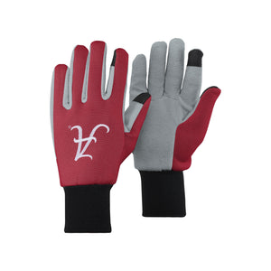 Alabama Crimson Tide NCAA Colored Texting Utility Gloves