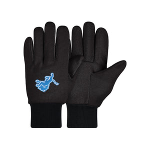 Detroit Lions NFL Colored Palm Utility Gloves