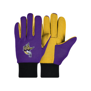 Minnesota Vikings NFL Colored Palm Utility Gloves
