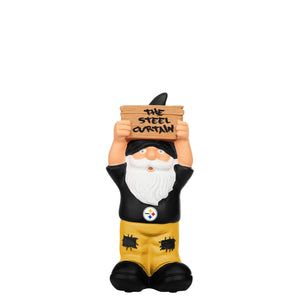 Pittsburgh Steelers NFL Slogan Sign Mini Gnome