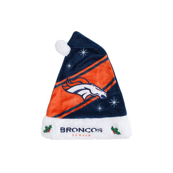 Denver Broncos Adult Santa Hat 