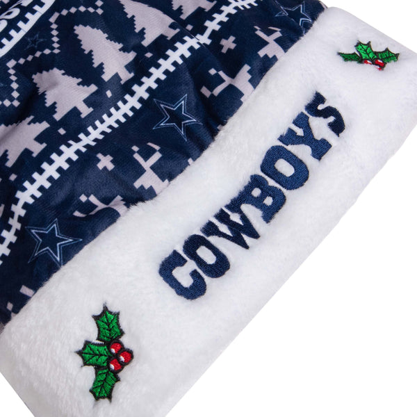 Dallas Cowboys Inspired Adult or Child Stocking Hat Team Colors Blue and Gray Hat House of Raven Hat Cowboys Santa Hat NFL Hat