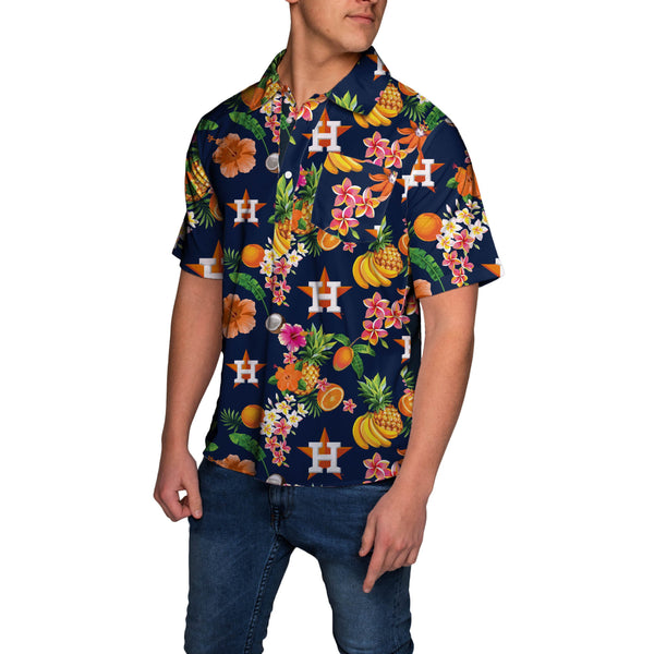 Houston Astros MLB Fruit Tropical Short Sleeves Hawaiian Shirt