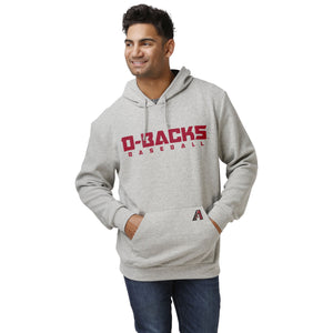 Arizona Diamondbacks MLB Mens Gray Woven Hoodie