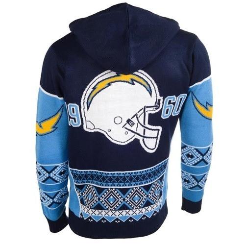 San Diego Chargers Big Logo Hooded Sweater