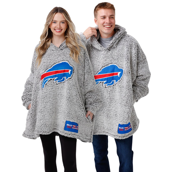 Buffalo Bills Logo Blanket Hoodeez Hoodie OSF Most NFL Team Apparel RARE  NWT