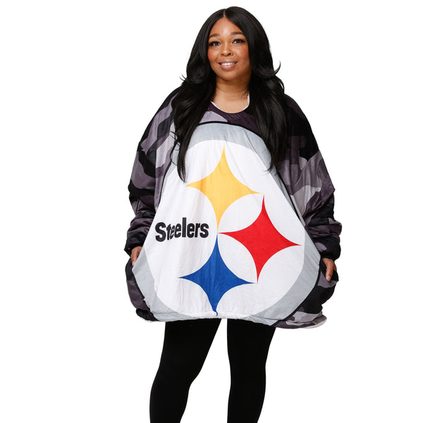 Pittsburgh Steelers NFL Reversible Team Color Camo Hoodeez