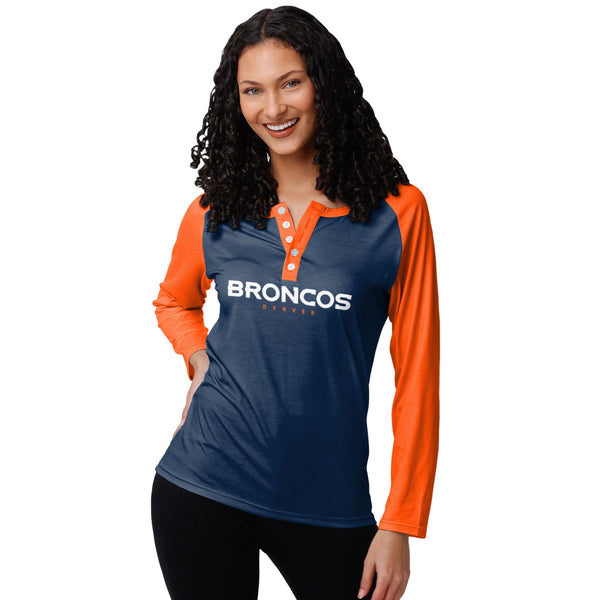 Ladies long sleeve outlet denver broncos shirt