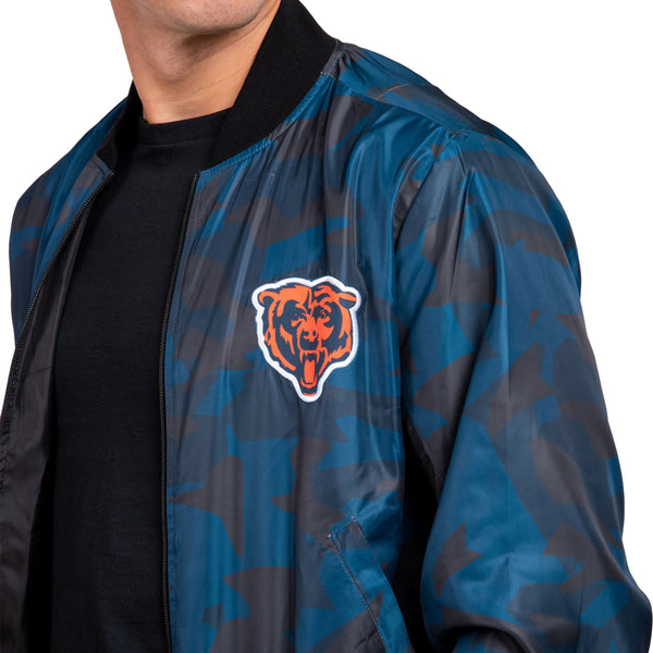 NFL Custom Name Chicago Bears camo Bomber jackets hot trending 