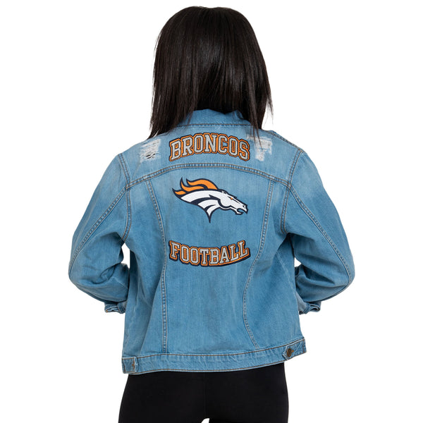 denver broncos jean jacket