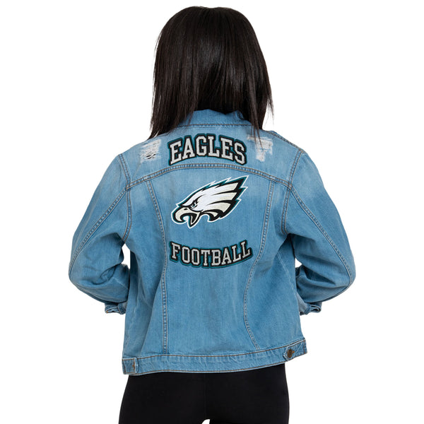 philadelphia eagles denim jacket