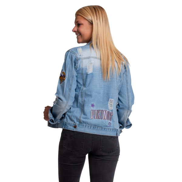 Pittsburgh Steelers Women's Flair Denim Jacket