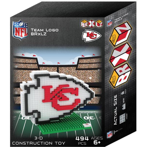 Kansas City Chiefs Arrowhead Mini BRXLZ Stadium 3D Puzzle