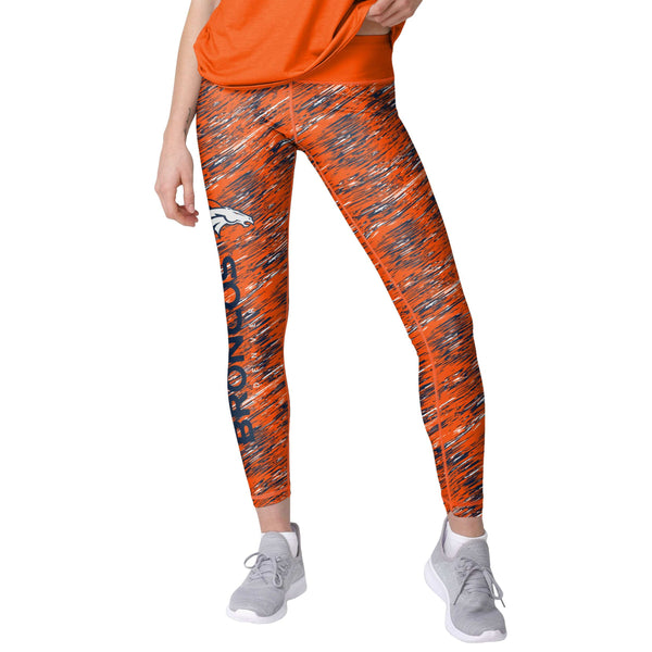 Denver Broncos NFL Summer Flower Leggings, Football Leggings For