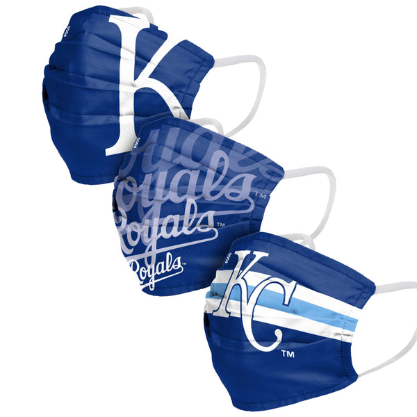 Adult Kansas City Royals Fanatics Branded Patriotic Face Covering 3-Pack