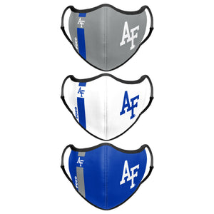 Air Force Falcons NCAA Sport 3 Pack Face Cover