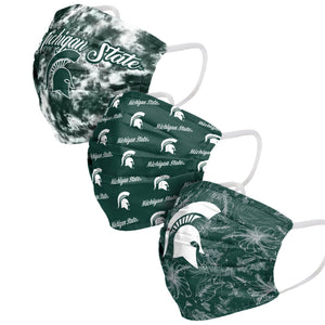 Michigan State Spartans NCAA Womens Matchday 3 Pack Face Cover