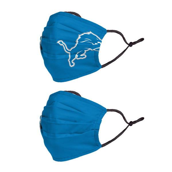 Adult Fanatics Branded Detroit Lions Bonded Face Covering 2-Pack