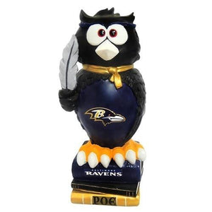 Baltimore Ravens 9.5" Resin Statue Thematic Owl