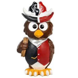 Houston Texans 9.5" Resin Statue Thematic Owl