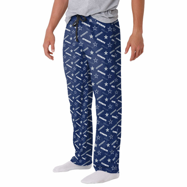 Men's Navy Dallas Cowboys Burgess Flannel Lounge Pants