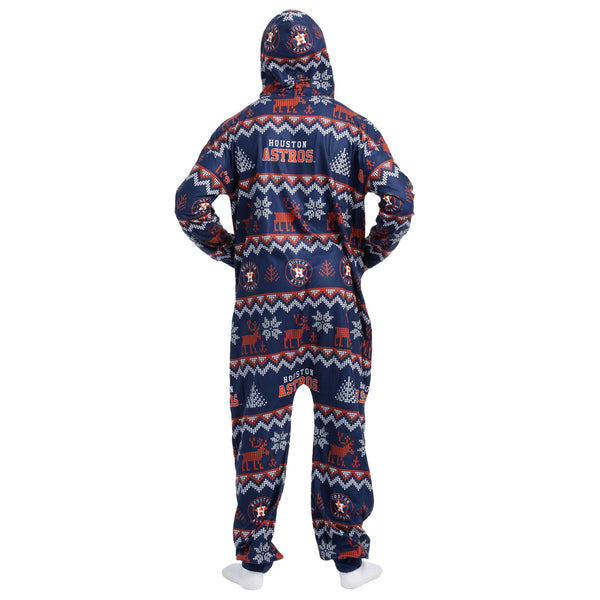 Houston Astros MLB Mens Orbit Mascot Pajamas