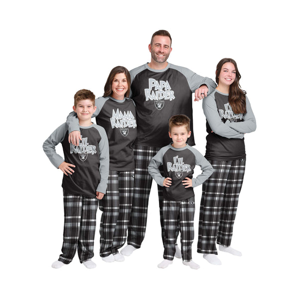 Las Vegas Raiders Pajamas Men's Halftime Shirt & Pant Sleep Set