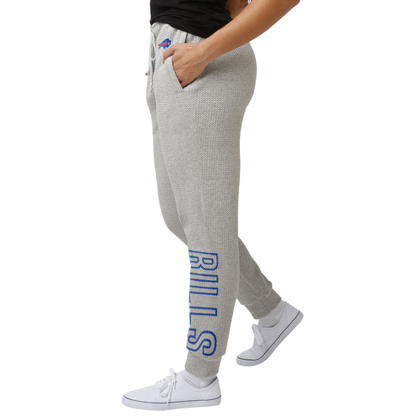 Buffalo Bills Womens Marled Soft Jogger, Gray