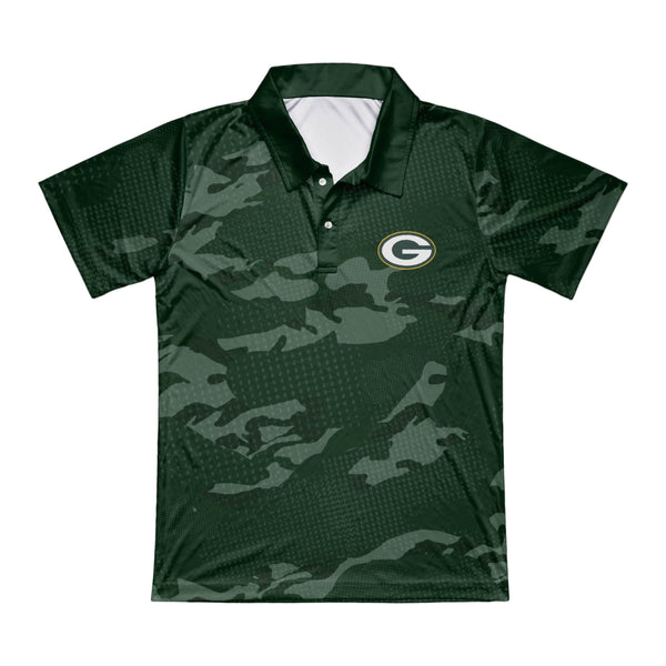 Green Bay Packers Fruit Flair Short Sleeve Polo Shirt – Green Bay