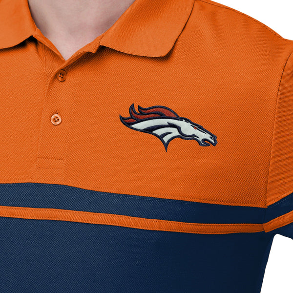 NFL, Shirts, Nfl Denver Broncos Men Blue M Cotton Polo Shirt