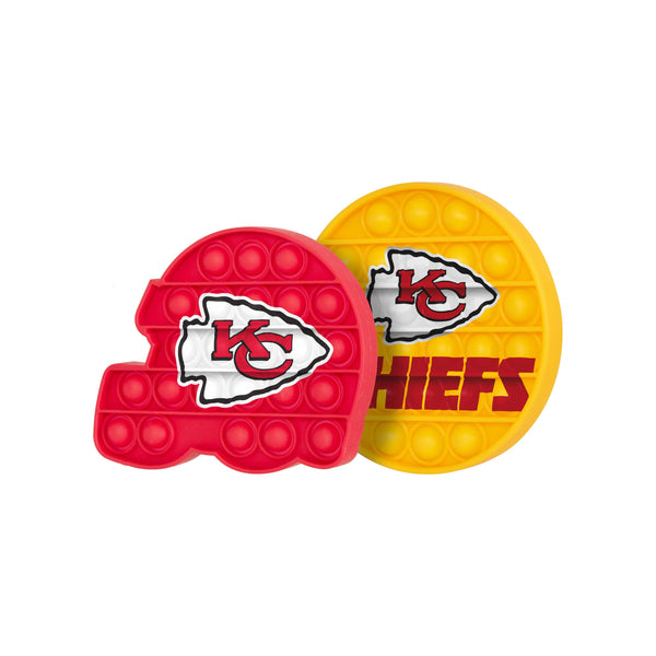 NFL 2 Pack Helmet & Circle Push-Itz Fidgets - Select Your Team!