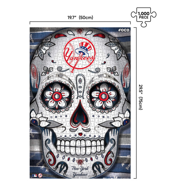 Chicago White Sox Sugar Skull 1000 Piece Jigsaw Puzzle PZLZ 3D Puzzle Officially Licensed by MLB