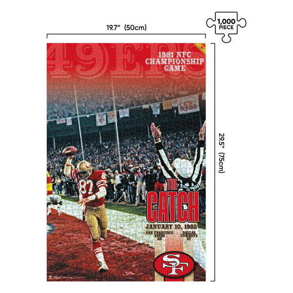 San Francisco 49ers NFL Logo Wood Jigsaw Puzzle PZLZ