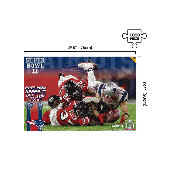 San Francisco 49ers NFL Dwight Clark The Catch 1000 Piece Jigsaw Puzzl