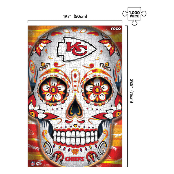 Dallas Cowboys Sugar Skull 1000 Piece Jigsaw Puzzle PZLZ FOCO