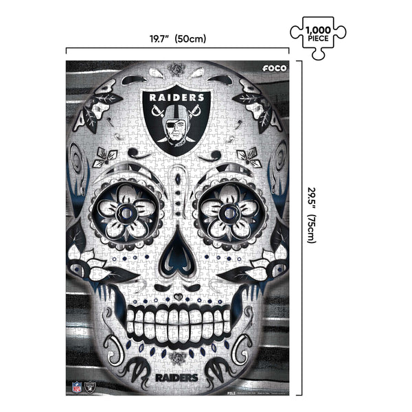 Chicago White Sox Sugar Skull 1000 Piece Jigsaw Puzzle PZLZ 3D Puzzle Officially Licensed by MLB