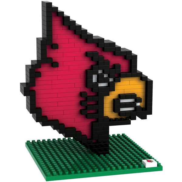 Louisville Cardinals NCAA 3D Brxlz Helmet Puzzle Building Blocks Set