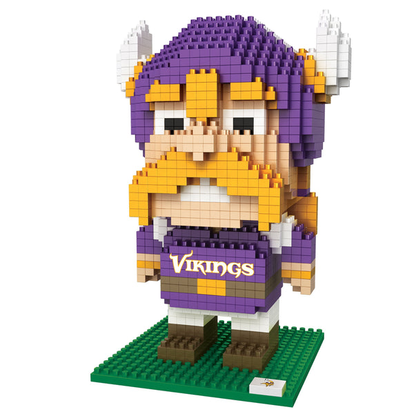 Minnesota Vikings NFL 3D BRXLZ Puzzle Helmet Set