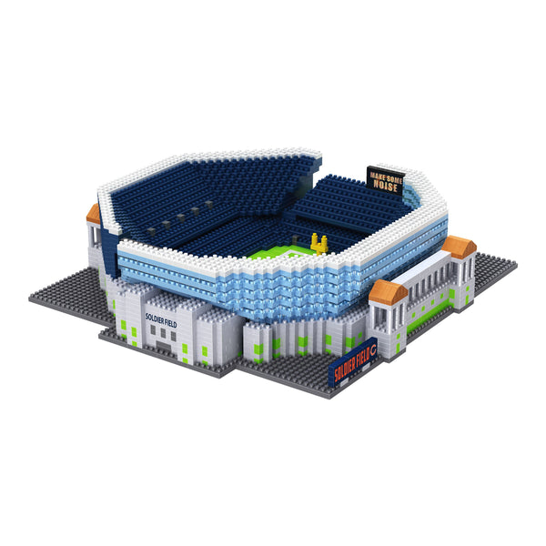 NFL Football Field and Minifigures Buildable Set