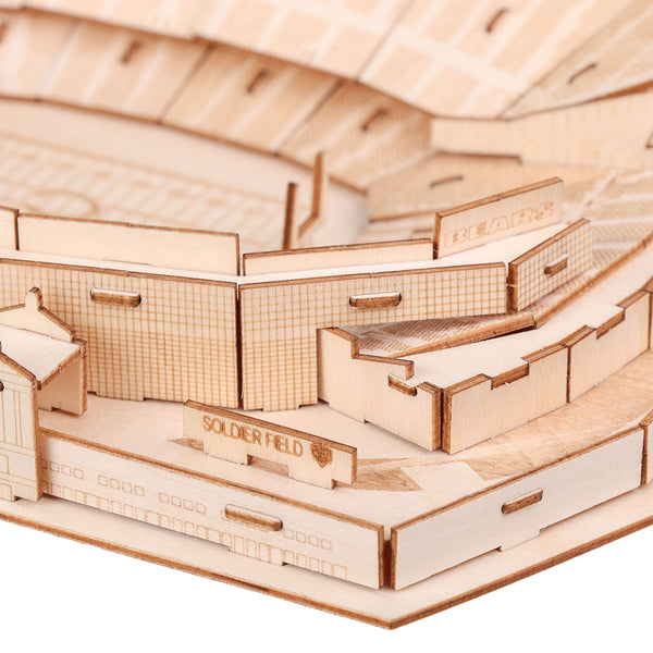 Chicago White Sox MLB 3D Wood Model PZLZ Stadium - Gurantee Rate Field