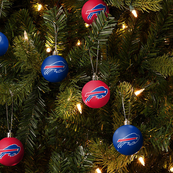 NFL Buffalo Bills Flag Map US Personalized Christmas Ornaments - Banantees