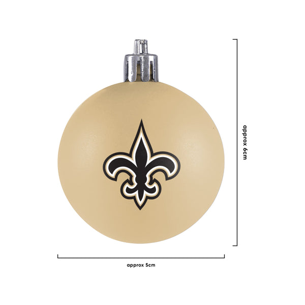 New Orleans Saints Snack Pack Ornament Set