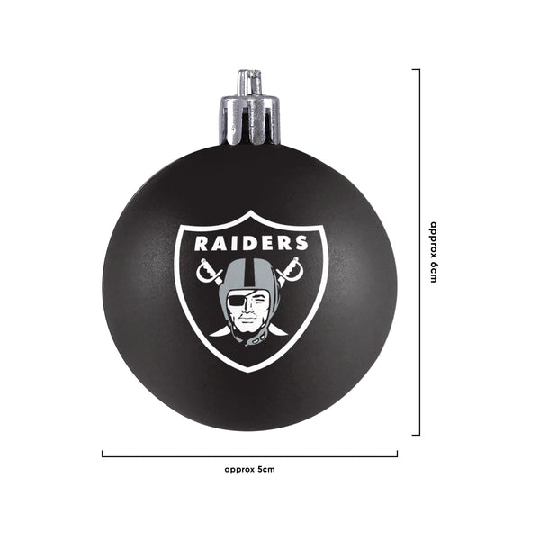 Personalized Las Vegas Raiders 2022 Ball Christmas Ornament