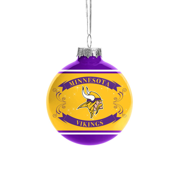 BIG SALE] NFL Minnesota Vikings Xmas Ornament Skull