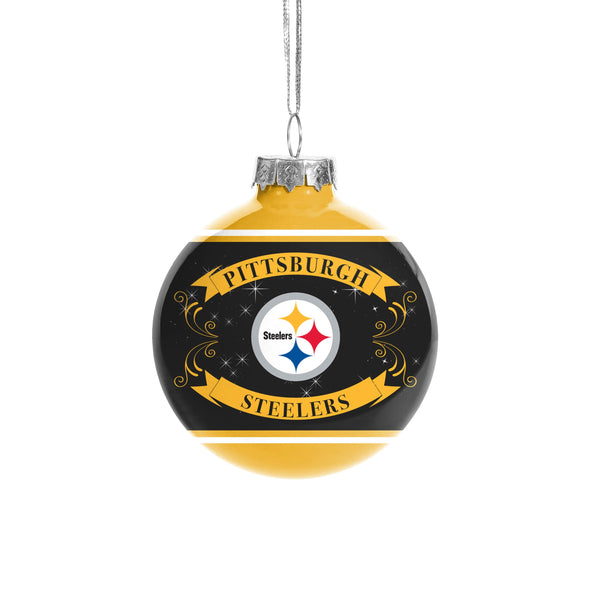 Pittsburgh Steelers Snowflake Christmas Ornament