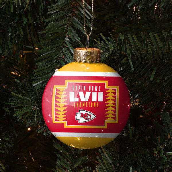 Kansas City Chiefs Tree With Hat Ornament