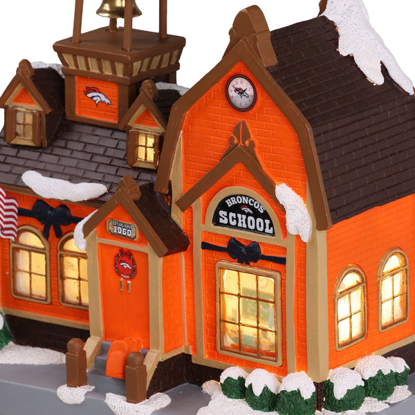 Denver Broncos NFL Light Up Resin Team Village