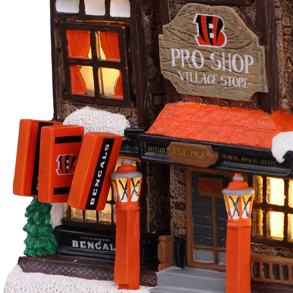 Cincinnati Bengals NFL Light Up Resin Team Village