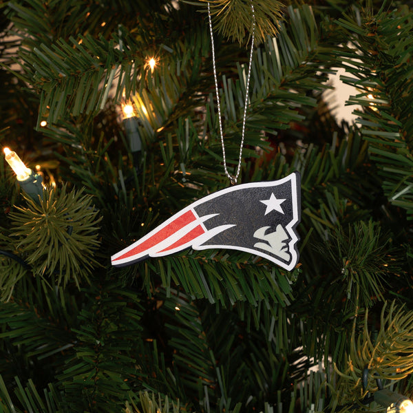 New England Patriots NFL Holiday Cheer Logo Ornament