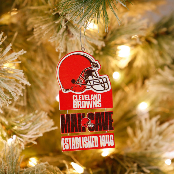 Cleveland Browns Tree With Hat Ornament